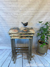 Load image into Gallery viewer, Heirloom Roses Nesting Tables