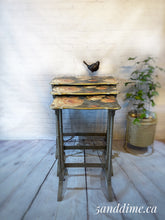 Load image into Gallery viewer, Heirloom Roses Nesting Tables