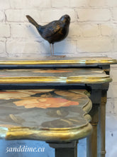 Load image into Gallery viewer, Heirloom Roses Nesting Tables