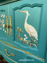 Load image into Gallery viewer, Upcycled Deco Birds Cabinet