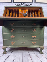 Load image into Gallery viewer, Vintage Secretary Desk