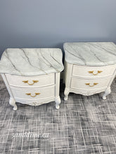 Load image into Gallery viewer, Vintage French Provincial Side Tables