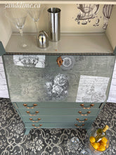 Load image into Gallery viewer, Upcycled Vintage Desk with Hutch