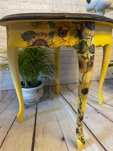 Load image into Gallery viewer, Upcycled Sunflower Accent Table