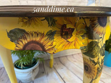 Load image into Gallery viewer, Upcycled Sunflower Accent Table