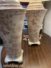 Load image into Gallery viewer, Upcycled Pair of Vintage Lamps