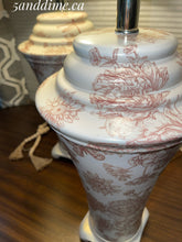 Load image into Gallery viewer, Upcycled Pair of Vintage Lamps