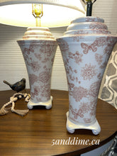 Load image into Gallery viewer, Upcycled Pair of Vintage Lamps