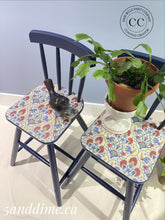 Load image into Gallery viewer, Upcycled Kids Dining Stools