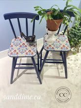 Load image into Gallery viewer, Upcycled Kids Dining Stools