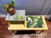 Load image into Gallery viewer, Upcycled Vintage Gossip Bench