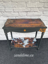 Load image into Gallery viewer, Upcycled Industrial Farmhouse Console Table
