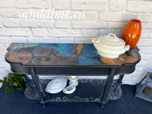 Load image into Gallery viewer, Upcycled Industrial Inspired Sofa/Console Table