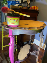 Load image into Gallery viewer, Upcycled Vintage Parlor Table