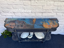 Load image into Gallery viewer, Upcycled Industrial Inspired Sofa/Console Table