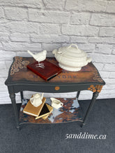 Load image into Gallery viewer, Upcycled Industrial Farmhouse Console Table