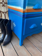 Load image into Gallery viewer, Upcycled Vintage 2 over 3 Chest of Drawers