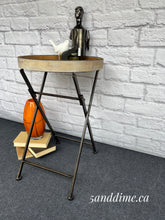 Load image into Gallery viewer, Upcycled Industrial Folding Table