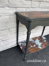 Load image into Gallery viewer, Upcycled Industrial Farmhouse Console Table