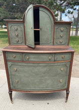 Load image into Gallery viewer, Upcycled Antique Dome-top Chest of Drawers