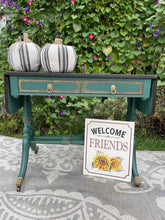 Load image into Gallery viewer, Upcycled Vintage Dropleaf Desk
