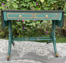 Load image into Gallery viewer, Upcycled Vintage Dropleaf Desk