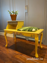 Load image into Gallery viewer, Upcycled Vintage Gossip Bench