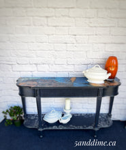 Load image into Gallery viewer, Upcycled Industrial Inspired Sofa/Console Table