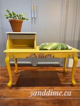 Load image into Gallery viewer, Upcycled Vintage Gossip Bench