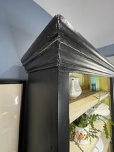 Load image into Gallery viewer, Antique Painted Step-back Cupboard