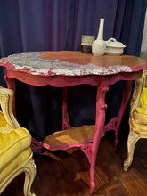 Load image into Gallery viewer, Upcycled Vintage Parlor Table