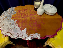 Load image into Gallery viewer, Upcycled Vintage Parlor Table
