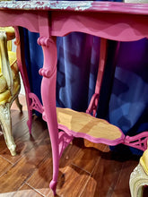 Load image into Gallery viewer, Upcycled Vintage Parlor Table