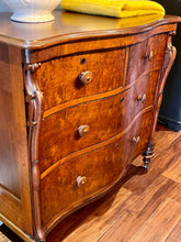 Load image into Gallery viewer, Antique Serpentine Front Chest of Drawers