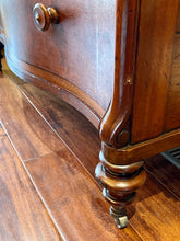 Load image into Gallery viewer, Mahogany Serpentine Front Chest of Drawers