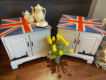 Load image into Gallery viewer, Union Jack Bedside Tables