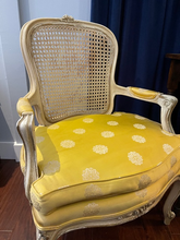 Load image into Gallery viewer, Pair French Louis XV Style Cane Back Fauteuils (Vintage Set of 2)