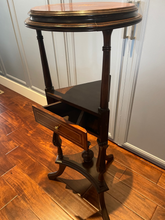 Load image into Gallery viewer, Antique Walnut Plant Stand