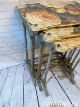 Load image into Gallery viewer, Heirloom Roses Nesting Tables
