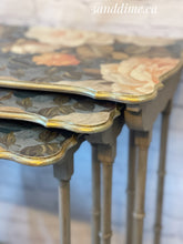 Load image into Gallery viewer, Heirloom Roses Nesting Tables
