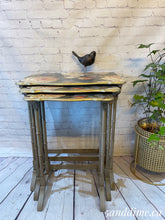 Load image into Gallery viewer, Heirloom Roses Nesting Tables
