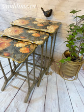 Load image into Gallery viewer, Heirloom Roses Nesting Tables
