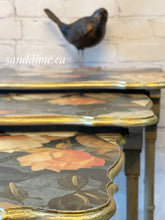 Load image into Gallery viewer, Heirloom Roses Nesting Tables
