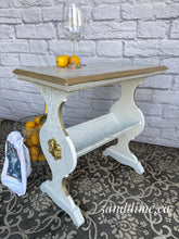 Load image into Gallery viewer, Upcycled Vintage Magazine Table

