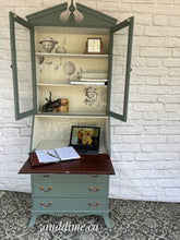 Load image into Gallery viewer, Upcycled Vintage Desk with Hutch
