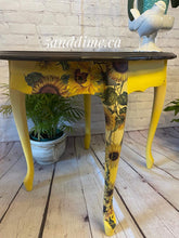 Load image into Gallery viewer, Upcycled Sunflower Accent Table
