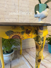 Load image into Gallery viewer, Upcycled Sunflower Accent Table
