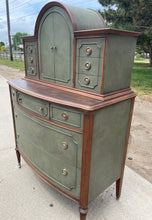 Load image into Gallery viewer, Upcycled Antique Dome-top Chest of Drawers
