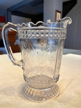 Load image into Gallery viewer, Antique EAPG Forget-Me-Not Pitcher
