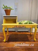 Load image into Gallery viewer, Upcycled Vintage Gossip Bench
